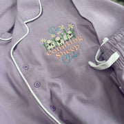 Counting sheep club classic embroidered pyjamas