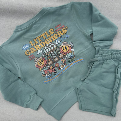 The Gardeners Club British Summer Sweater & Shorts set