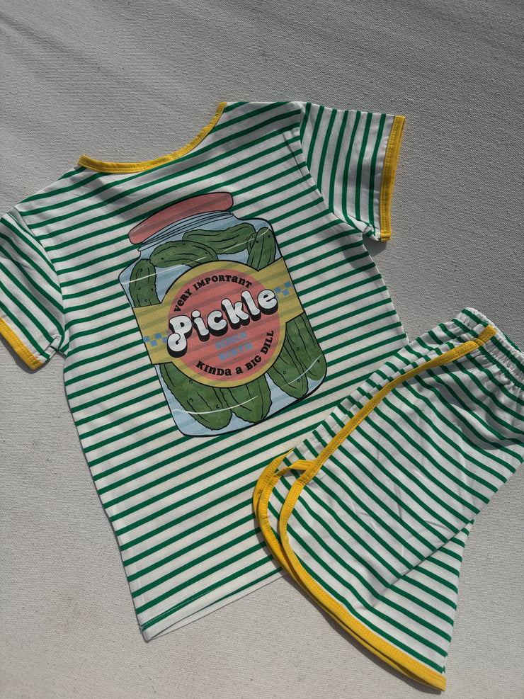 Very important pickle striped summer set