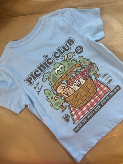 2-3 years Picnic club blue t-shirt