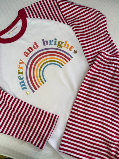 3-4 years merry and bright pjs