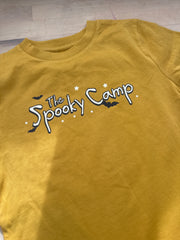 5/6 years PRE-MADE spooky camp ochre tee