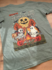 3/4 years PRE-MADE spooky camp sage tee