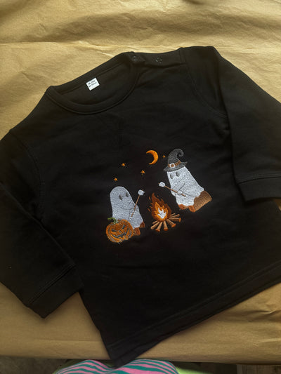 18-24 months camping sweater black