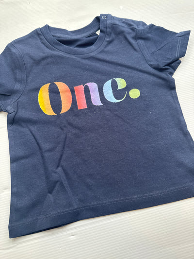 12/18 months MISFIT one rainbow ombré (pixelated)