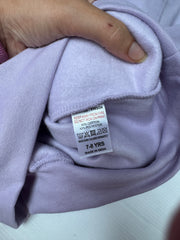 7-8 years boo appliqué lilac sweater