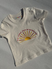 1st birthday sunshine t-shirt- (age) 1 whole year of sunshine