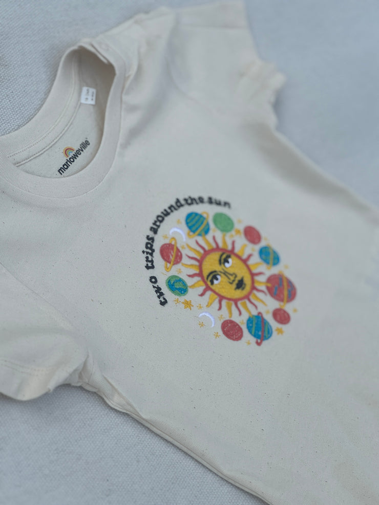 1st birthday planets t-shirt- 1st trip around the sun top