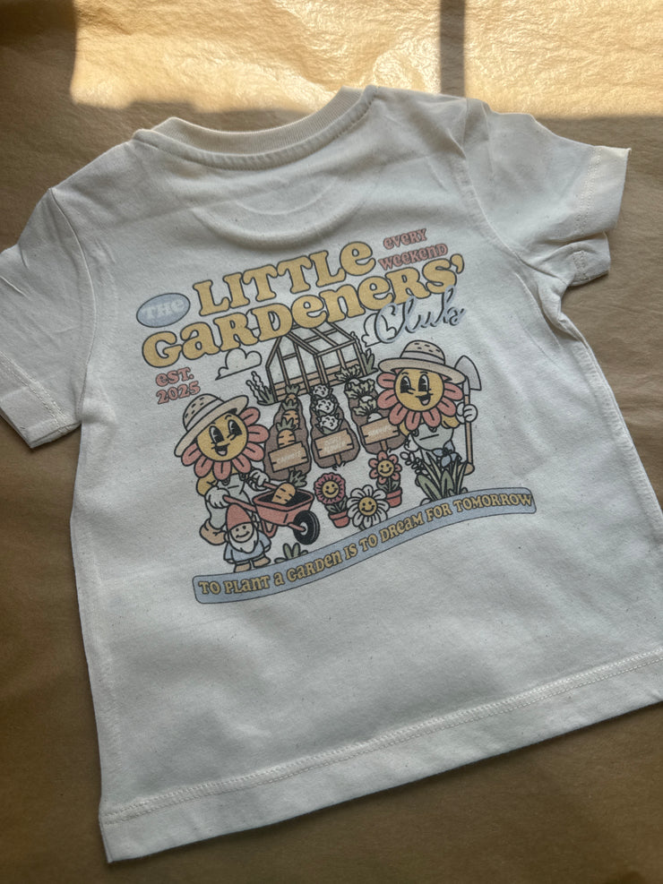6/12 months MISFIT little gardeners club organic tee
