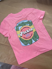3-4 years pink joy vip pickle tee