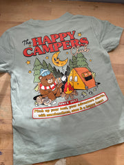5/6 years PRE-MADE happy campers aloe tee
