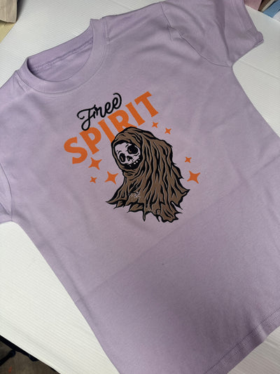 5-6 years free Spirit lilac tee