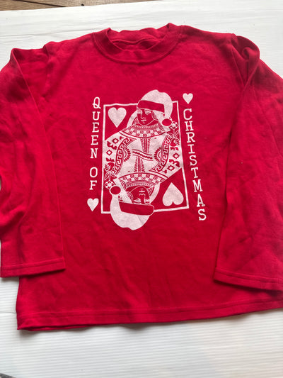 4/5 years queen of Christmas pre-made long sleeves