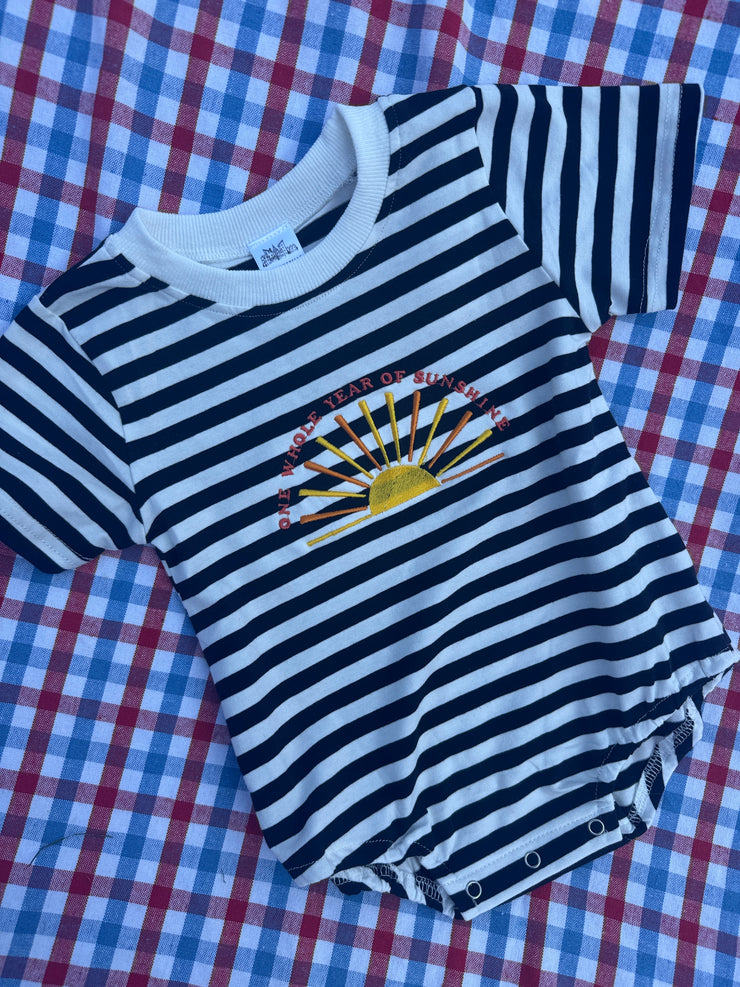 One year of sunshine romper