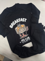 6-12 months breakfast club black tracksuit set misfit