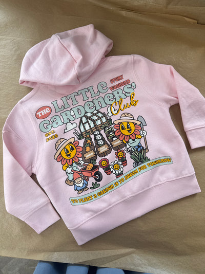 12-18 months pink gardeners zip hoodie