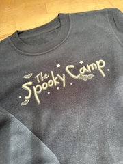 3/4 years PRE-MADE spooky camp sweater