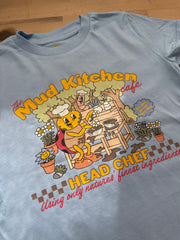 3/4 years PRE-MADE mid kitchen blue soul tee