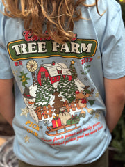Christmas tree farm organic t-shirt (adults and kids)