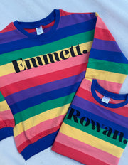 Classic Sibling Rainbow Kids Jumper