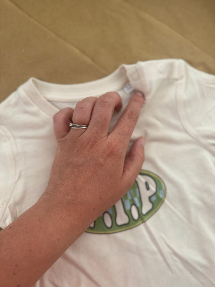 12-18months VIP pickle natural tee