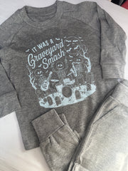 Graveyard smash grey set 12-18 months