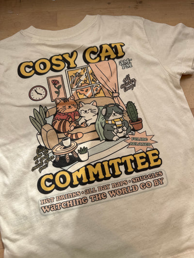 5/6 years PRE-MADE cosy cats committee natural