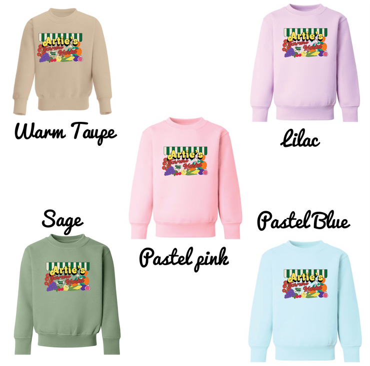 Farmers market sweatshirt (adult and kids)