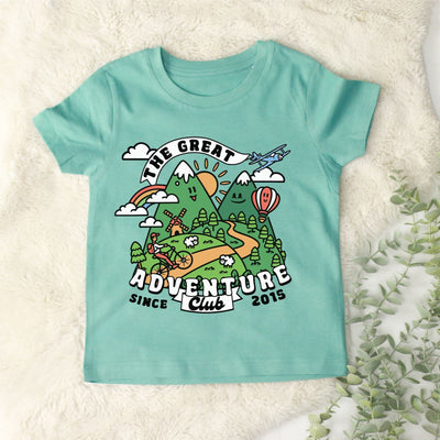 The great outdoors- organic/Stripe t-shirt (adults and kids)