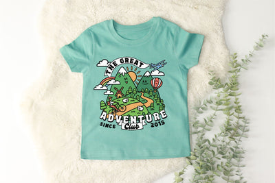 The great outdoors- organic/Stripe t-shirt (adults and kids)