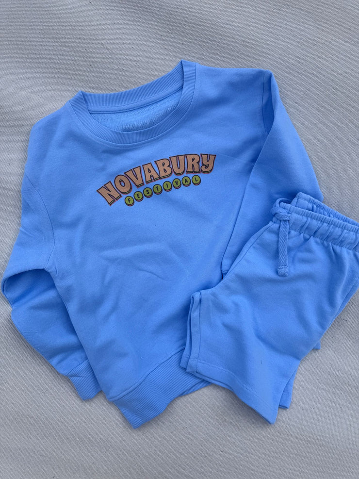 Personalised festival Kids Sweater & Shorts set