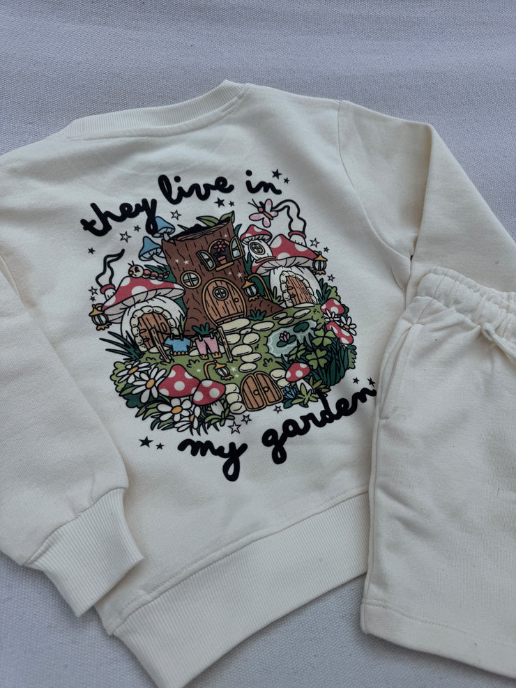 Fairy garden- Kids Sweater & Shorts set