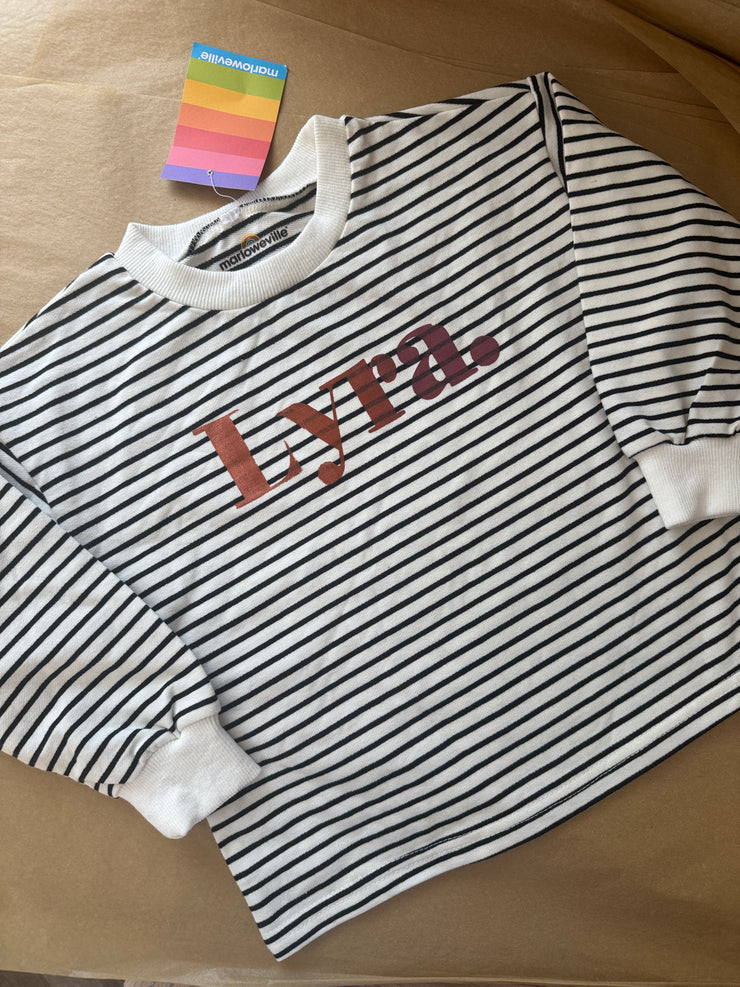 Personalised name kids Sweater/ Hoodie/Dresses/Rompers Misfits