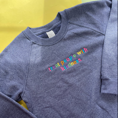 CLEARANCE Embroidered rainbow kindness