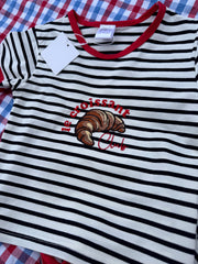 Le croissant club striped summer set