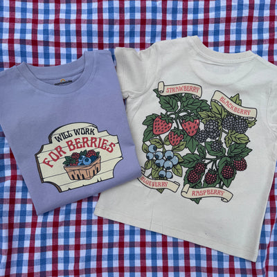 Will work for Berries organic kids tee