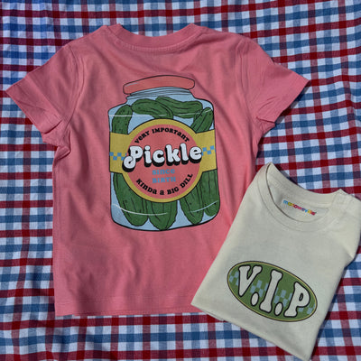 Very Important Pickle organic kids tee