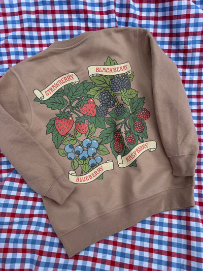 Will work for Berries (adult and kids) sweater