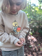 Little pumpkin club adult and kids sweater