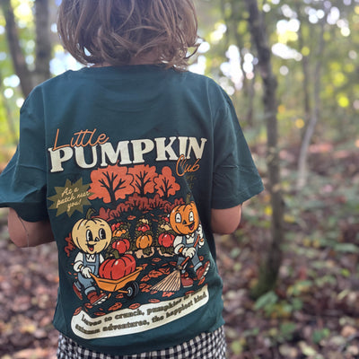 Little pumpkin club (adult & Kids) organic t-shirt