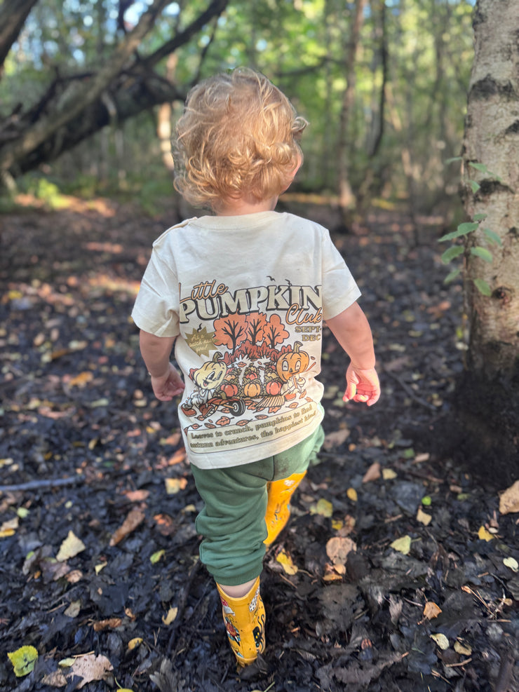Little pumpkin club (adult & Kids) organic t-shirt