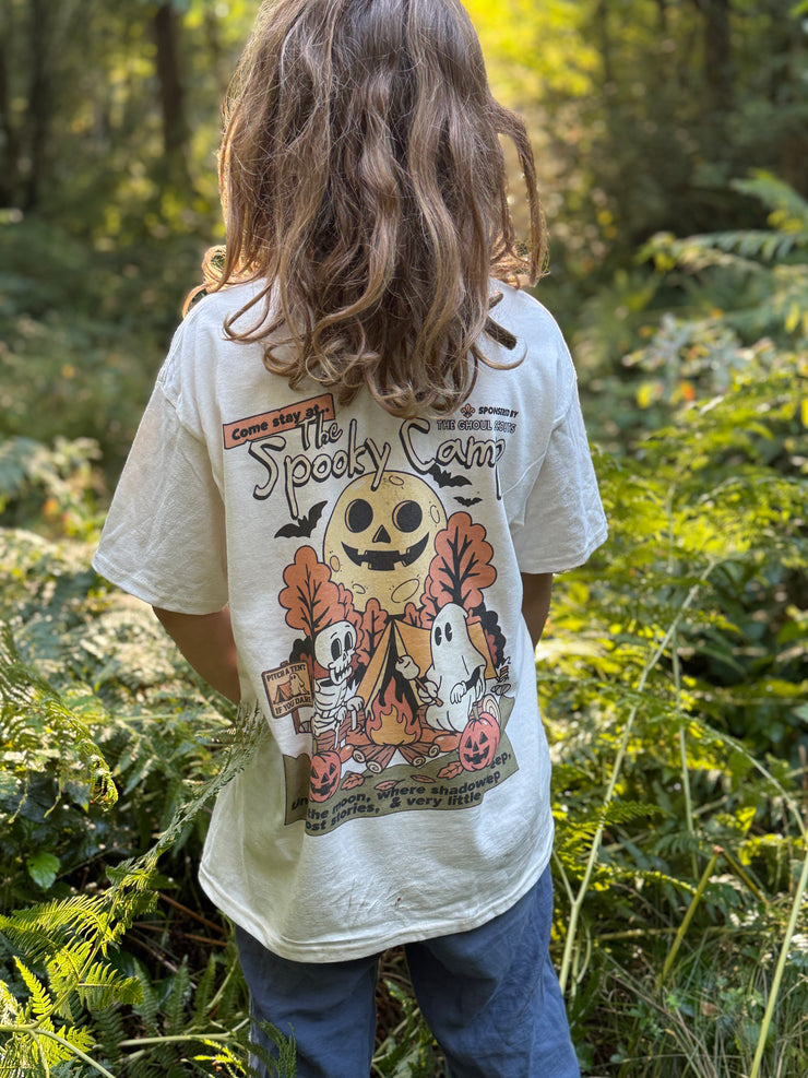 Spooky camp (adult & Kids) organic t-shirt