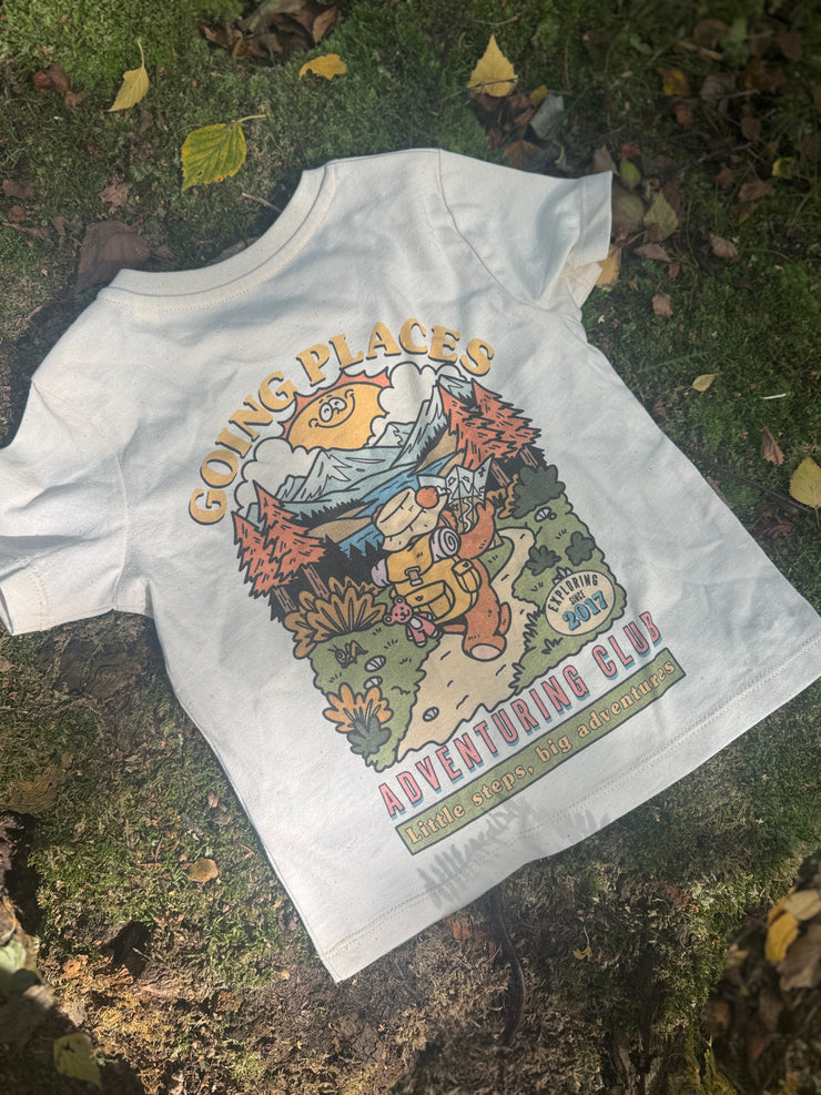 Going places kids organic t-shirt