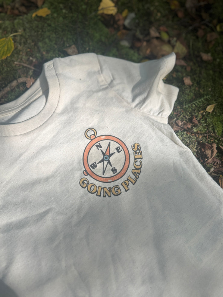 Going places kids organic t-shirt