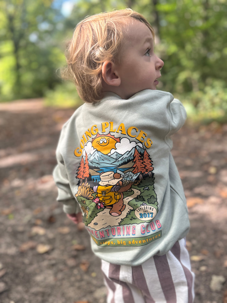 Going Place adventure Club Kids Sweatshirt
