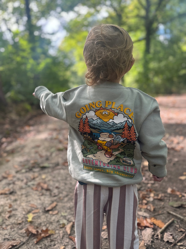 Going Place adventure Club Kids Sweatshirt