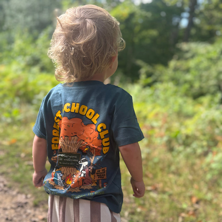 Forest school club kids organic t-shirt