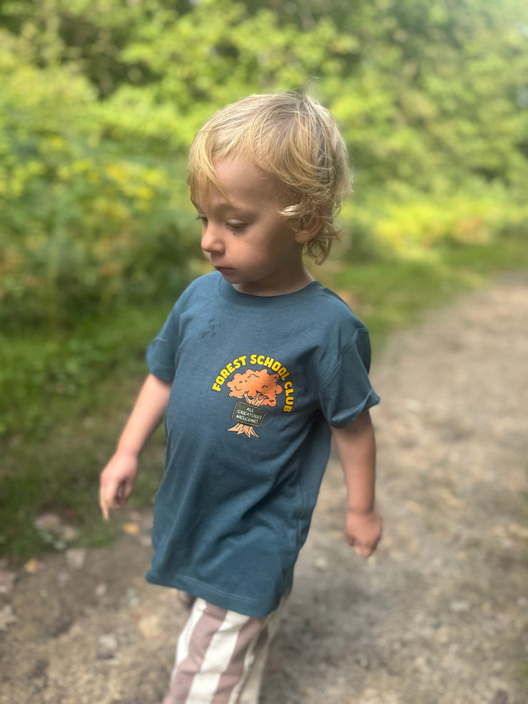 Forest school club kids organic t-shirt