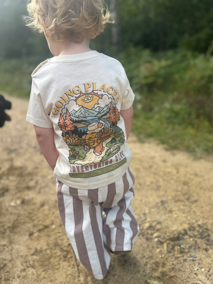 Going places kids organic t-shirt