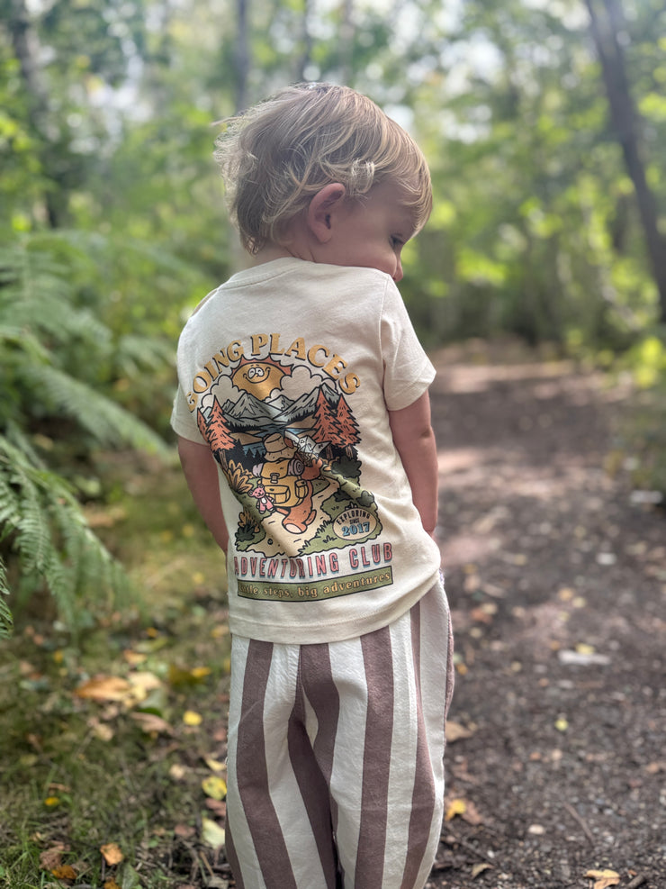 Going places kids organic t-shirt